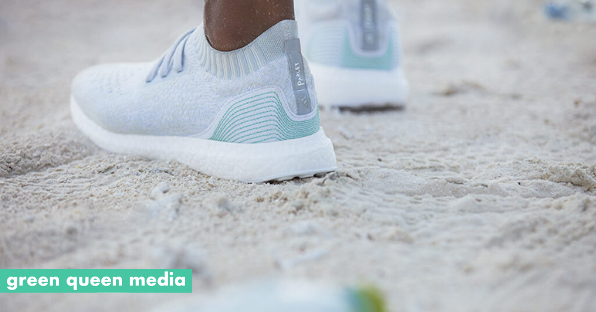 tennis shoes made out of recycled plastic