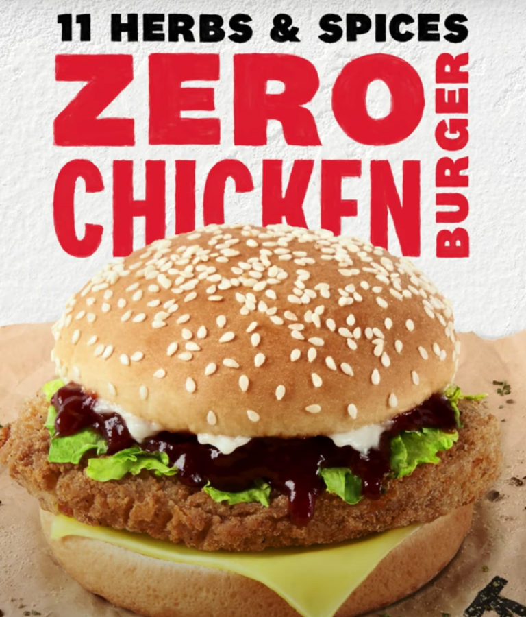 KFC Singapore Launches Meat-Free 'Zero Chicken Burger' At Over 80 Locations