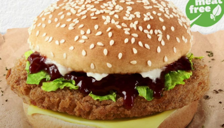 kfc singapore launches meat free chicken burger