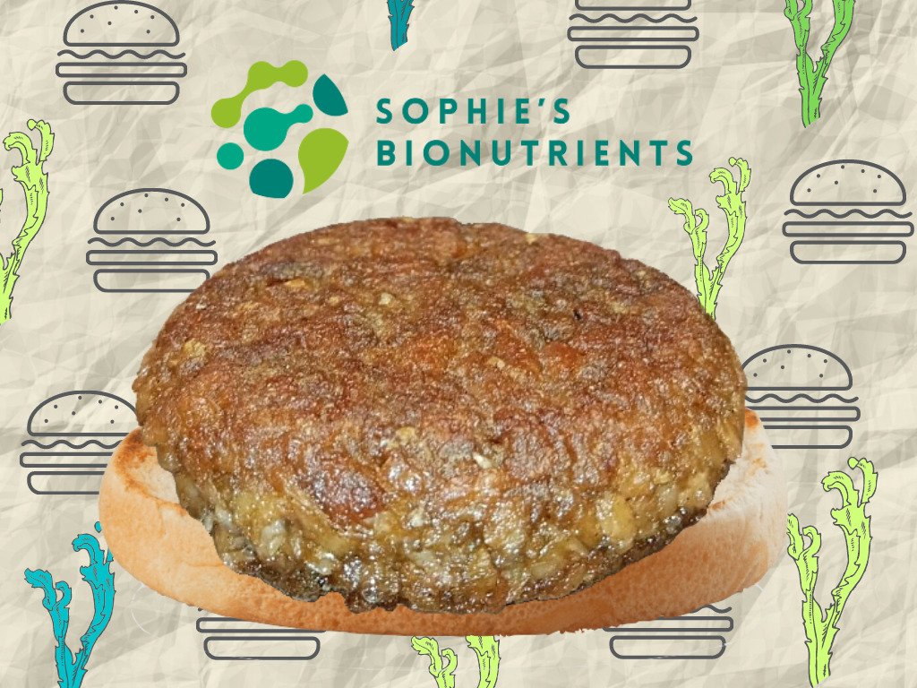 Sophie's Bionutrients: Singapore Food Tech Debuts World's First Plant-Based  Algae Protein Burger Patty