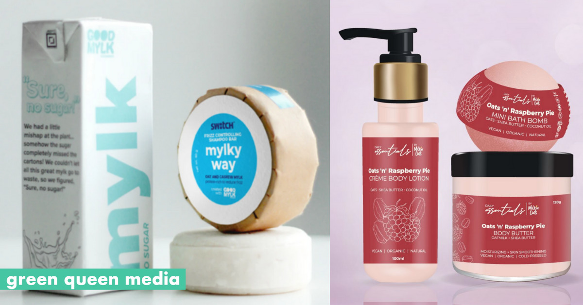 Indian Plant-Based Dairy Startups Goodmylk & MilkinOats Launch Personal Care Ranges